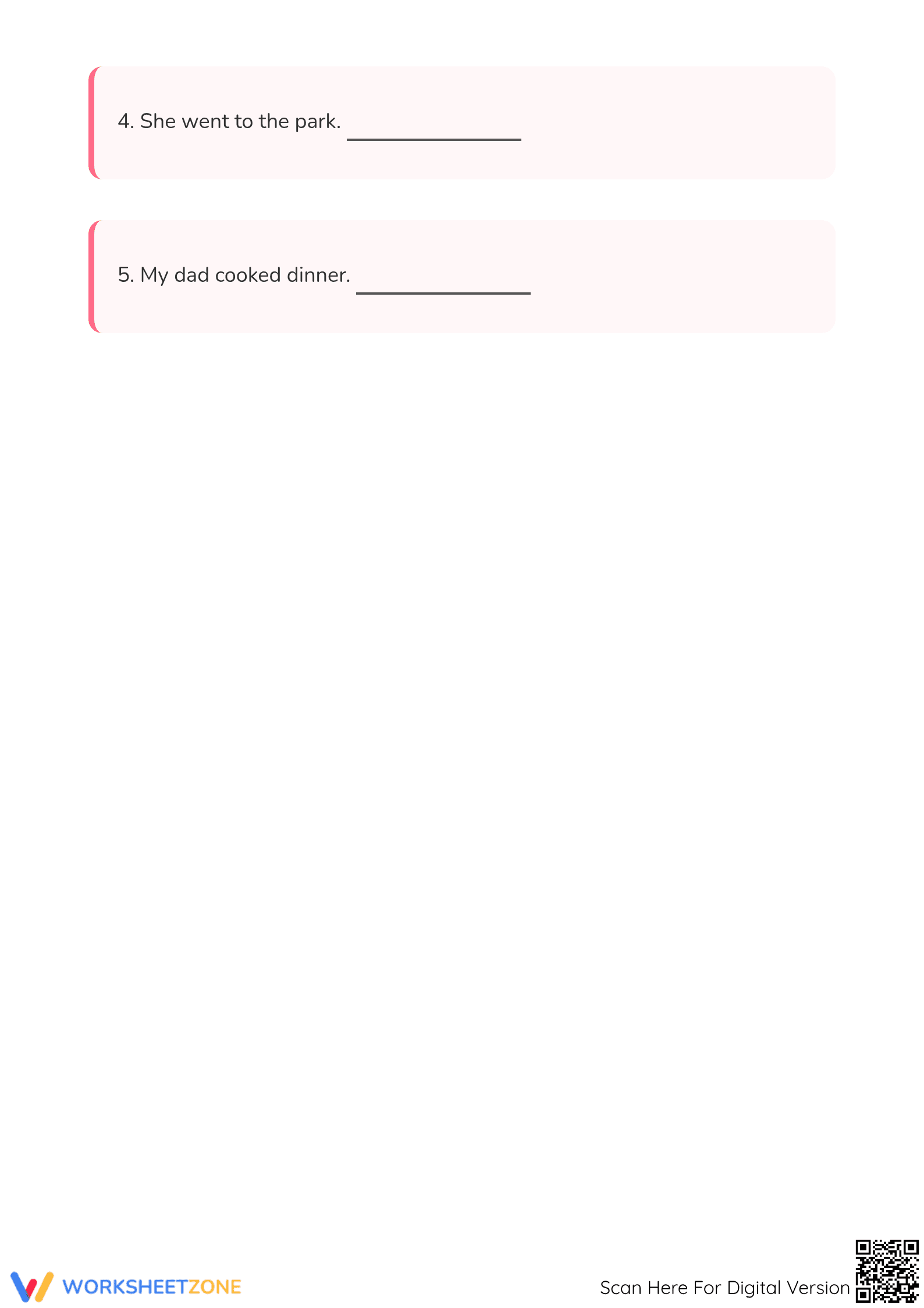 Grade 1-3 Noun Sorting — Printable No-Prep Worksheet - Page 3