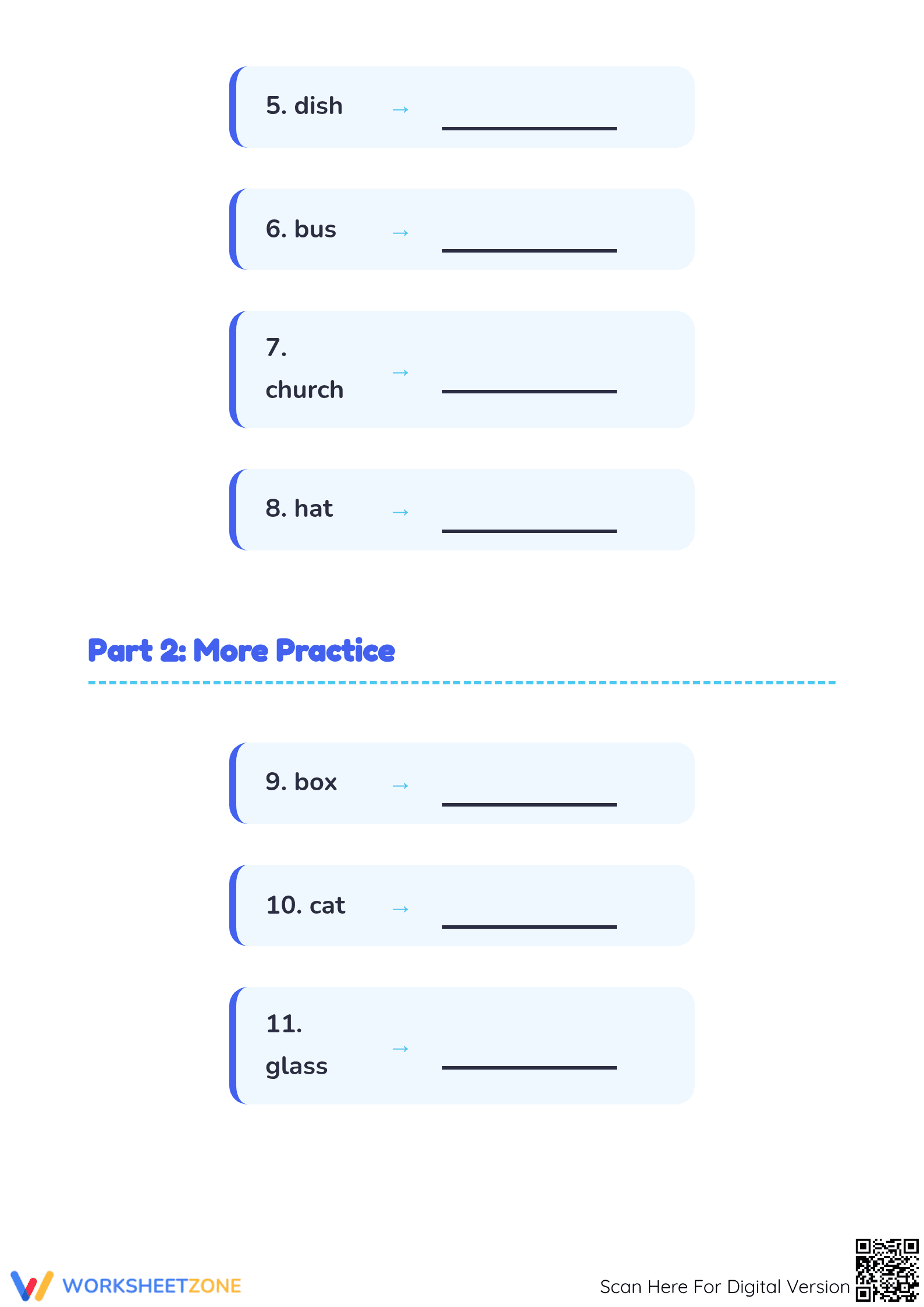 Essential Plural Nouns Worksheet | Grade 1-3 ELA - Page 2