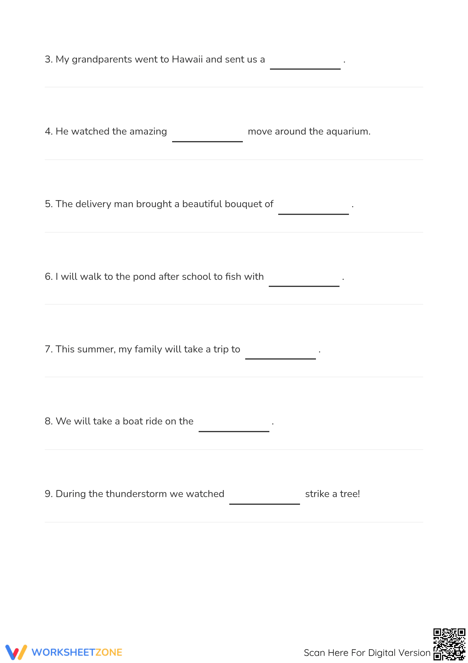 Identifying Nouns Worksheet | Grade 1 ELA Printable - Page 2