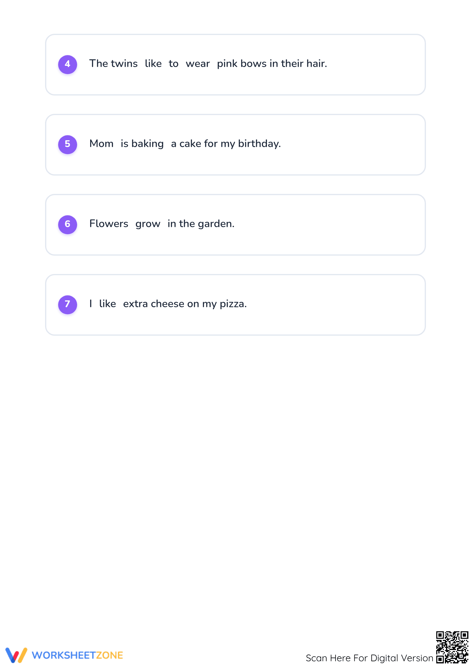 Grade 2 Verbs Worksheet | Printable ELA Practice - Page 2