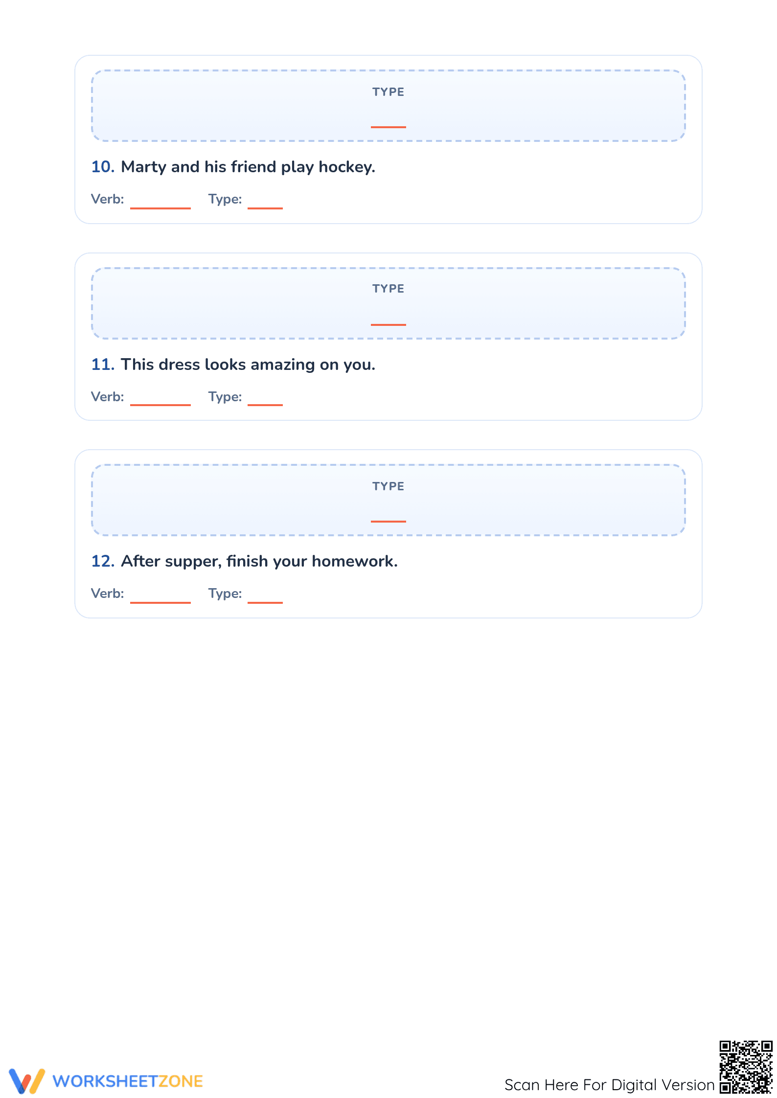 Action and Linking Verbs Worksheet | Essential Grade 3 - Page 4