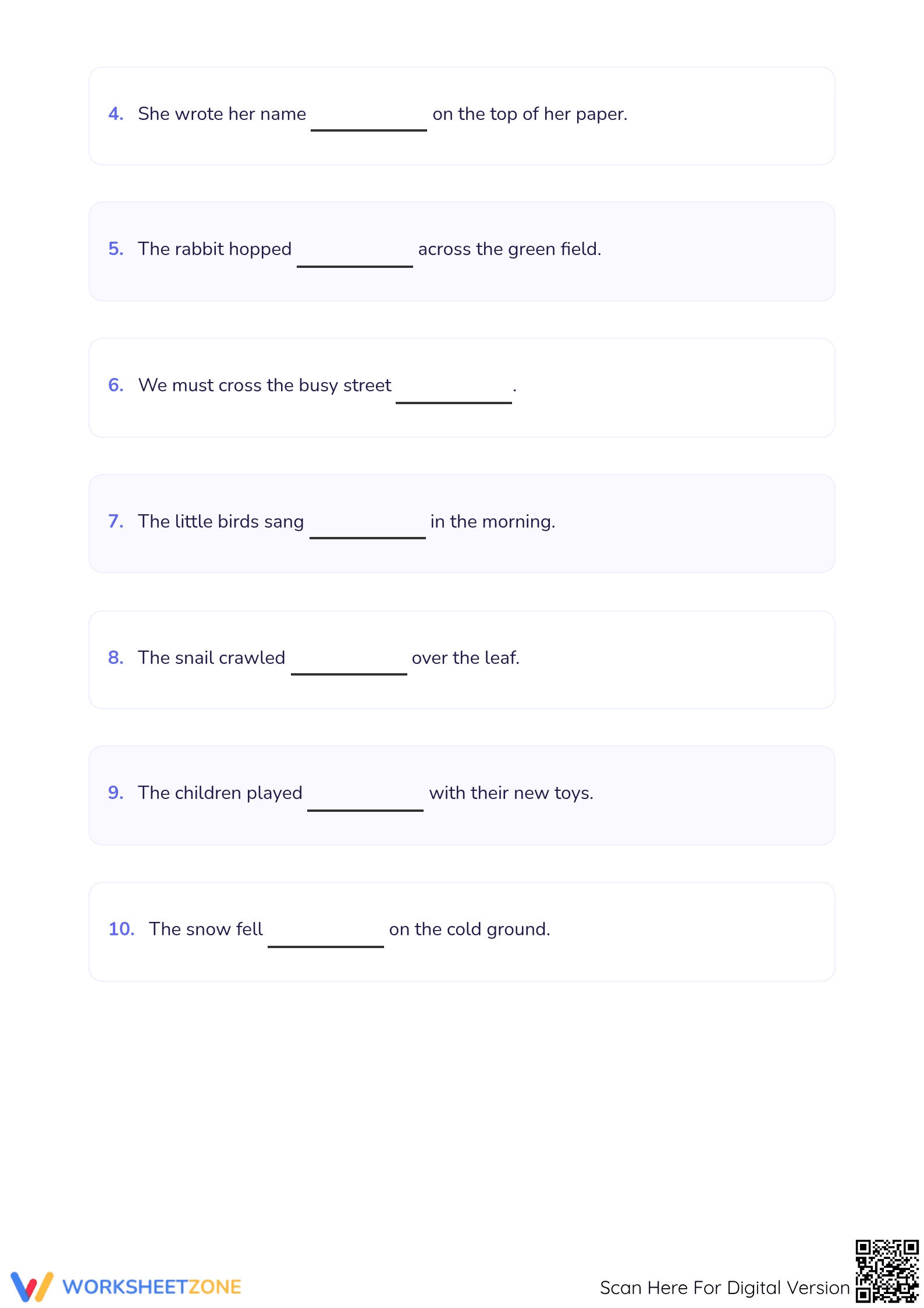 Adverbs Fill-in-the-Blank Worksheet | Grade 2 Essential - Page 2