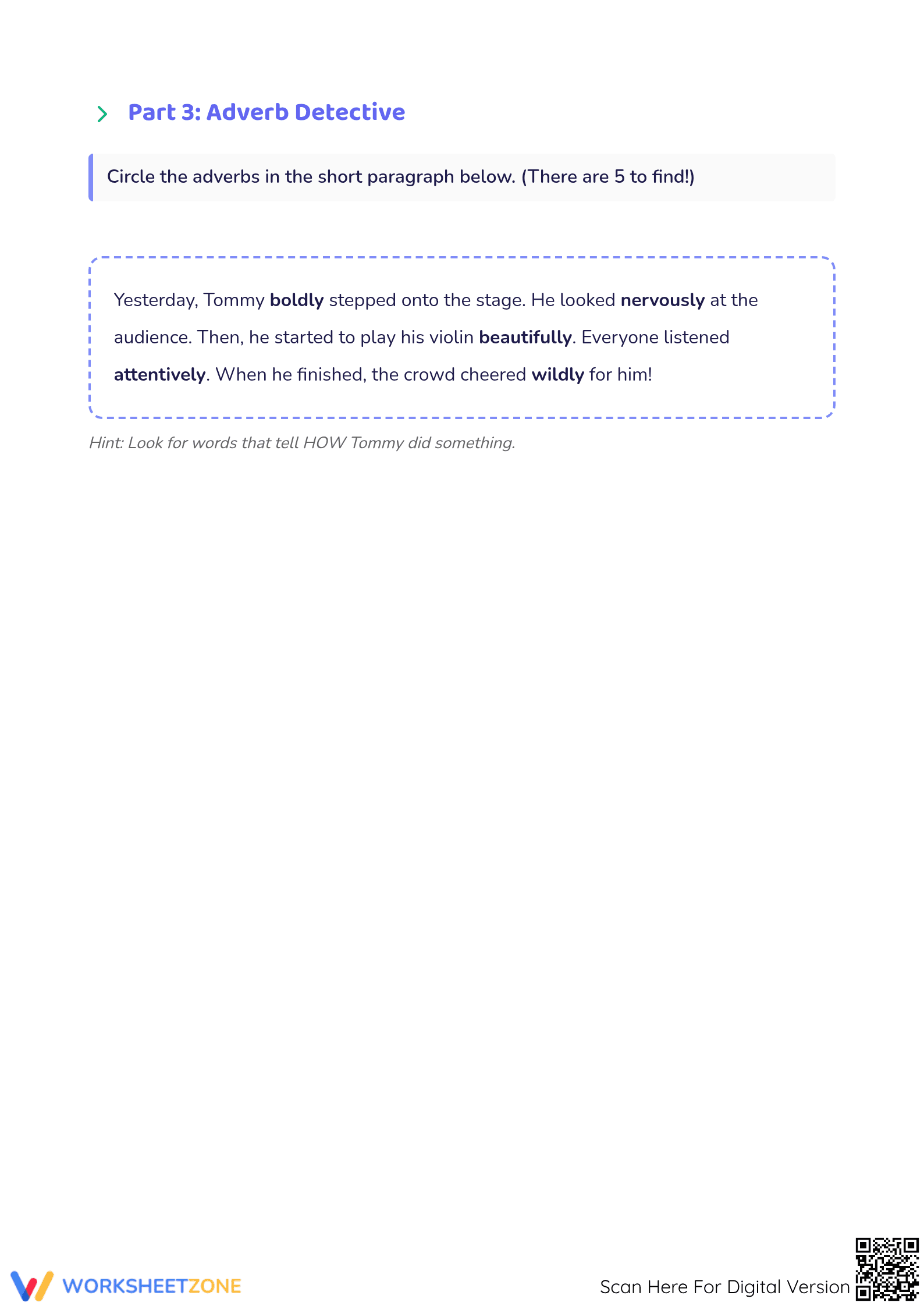 Adverbs Fill-in-the-Blank Worksheet | Grade 2 Essential - Page 4