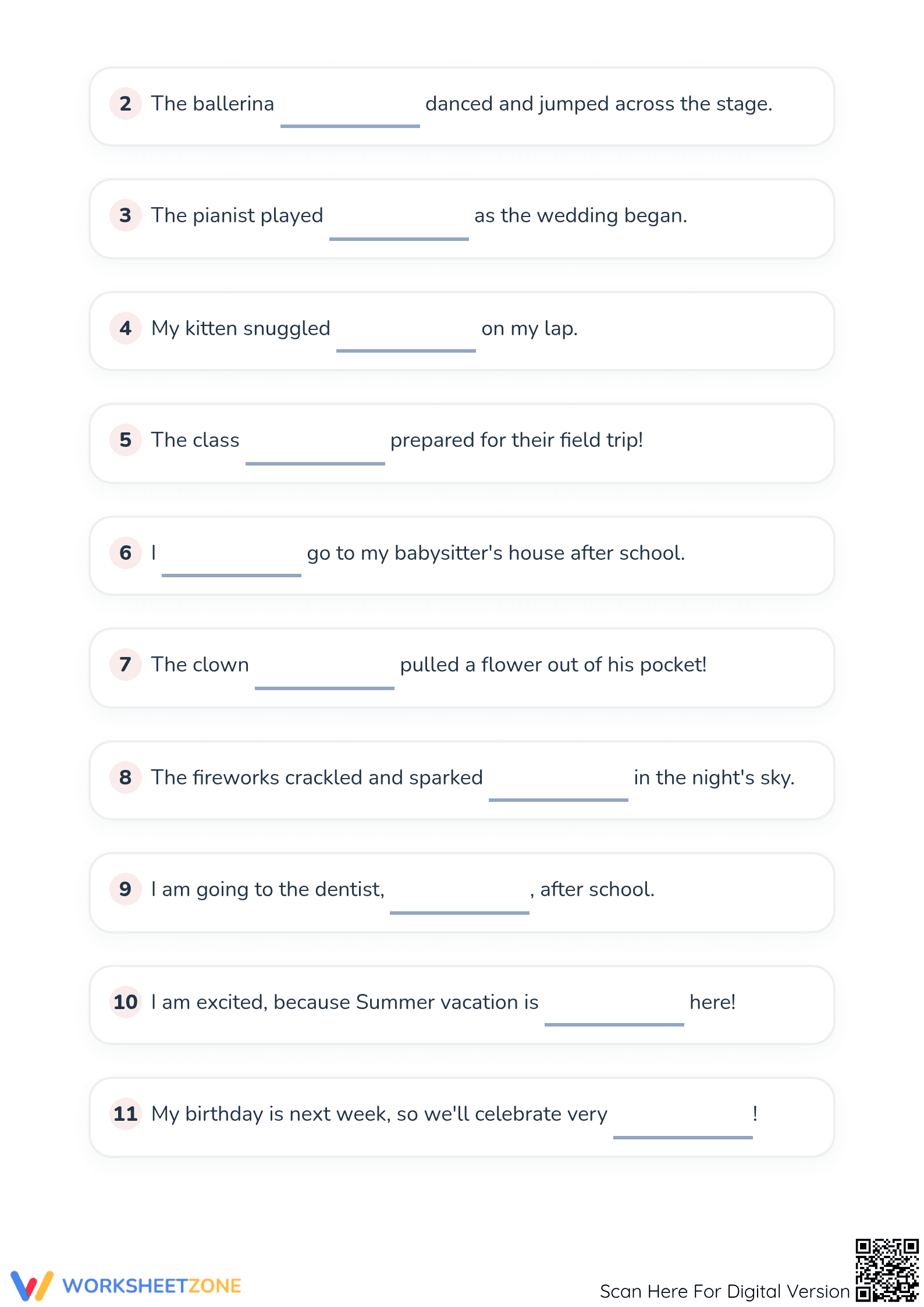 Grade 1 Adverbs Worksheet | Essential Printable Practice - Page 2