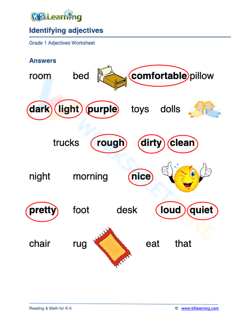 Identifying adjectives 2 - Page 2