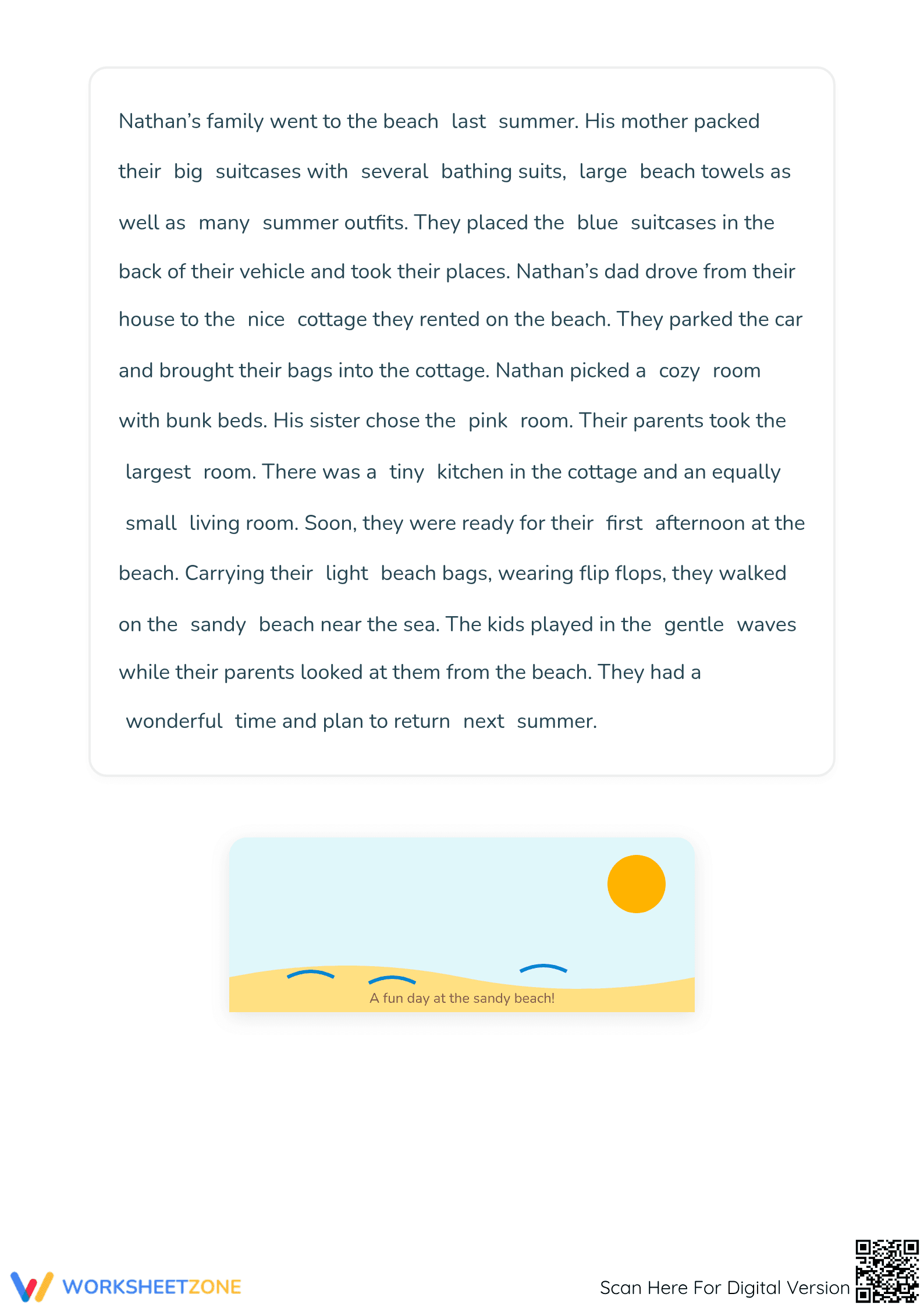 Finding Adjectives Worksheet | Grade 1-2 Essential - Page 2