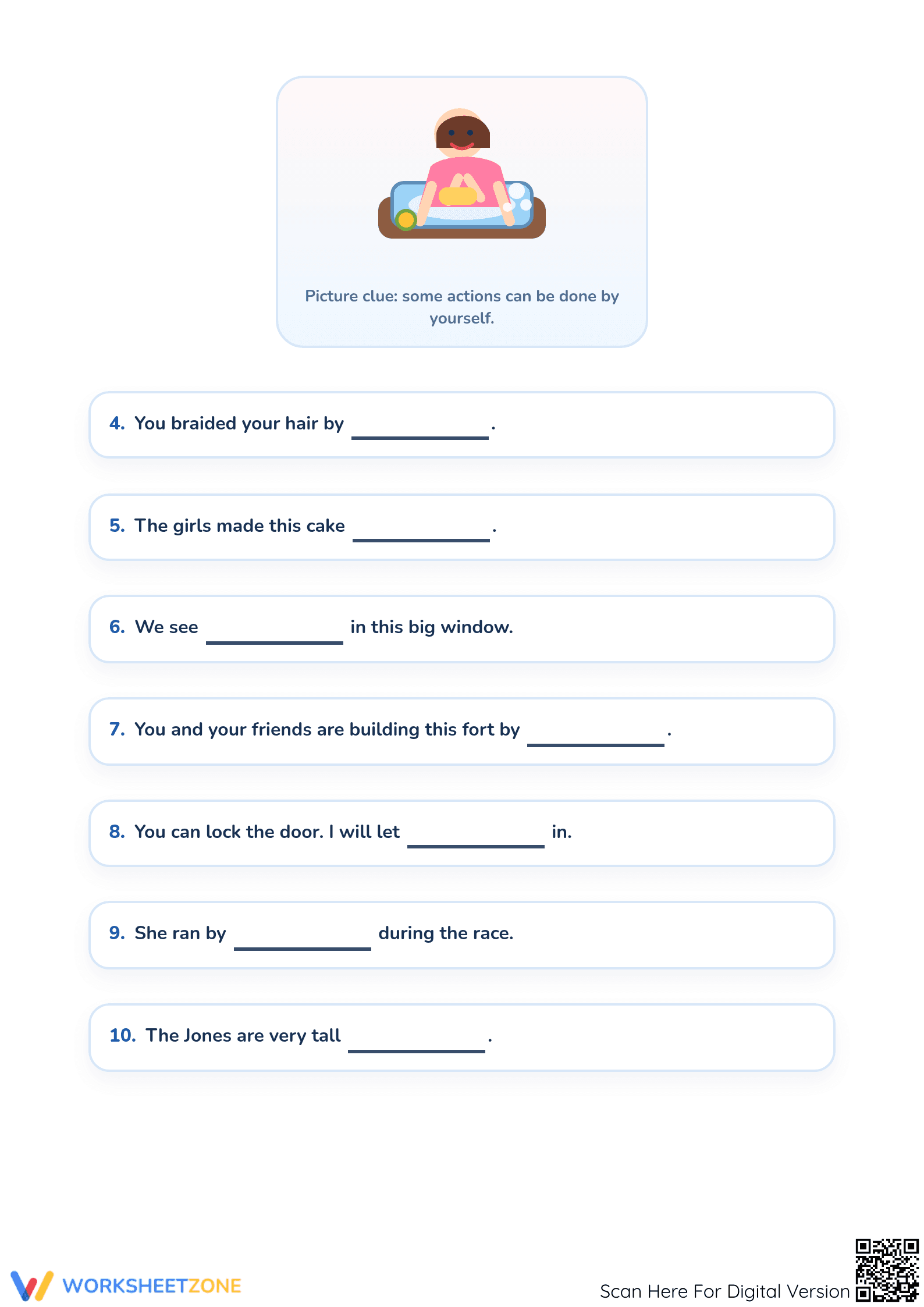 Reflexive Pronouns Worksheet | Grade 1 Essential ELA - Page 2