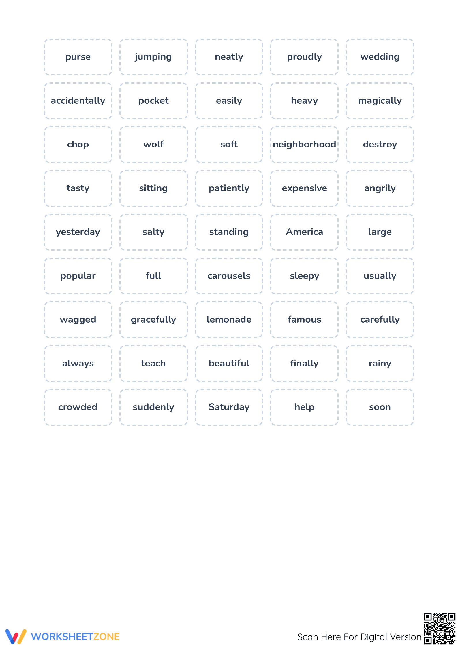 Essential Parts of Speech Practice | Grade 3 Printable - Page 2