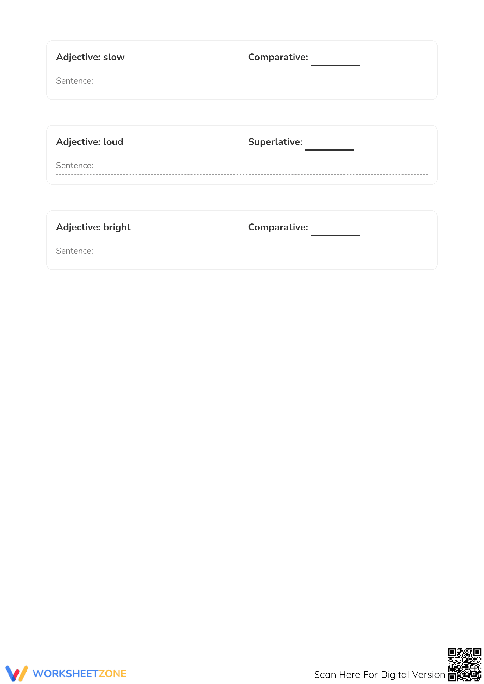 Comparative Adjectives Worksheet | Grade 2 Essential - Page 4
