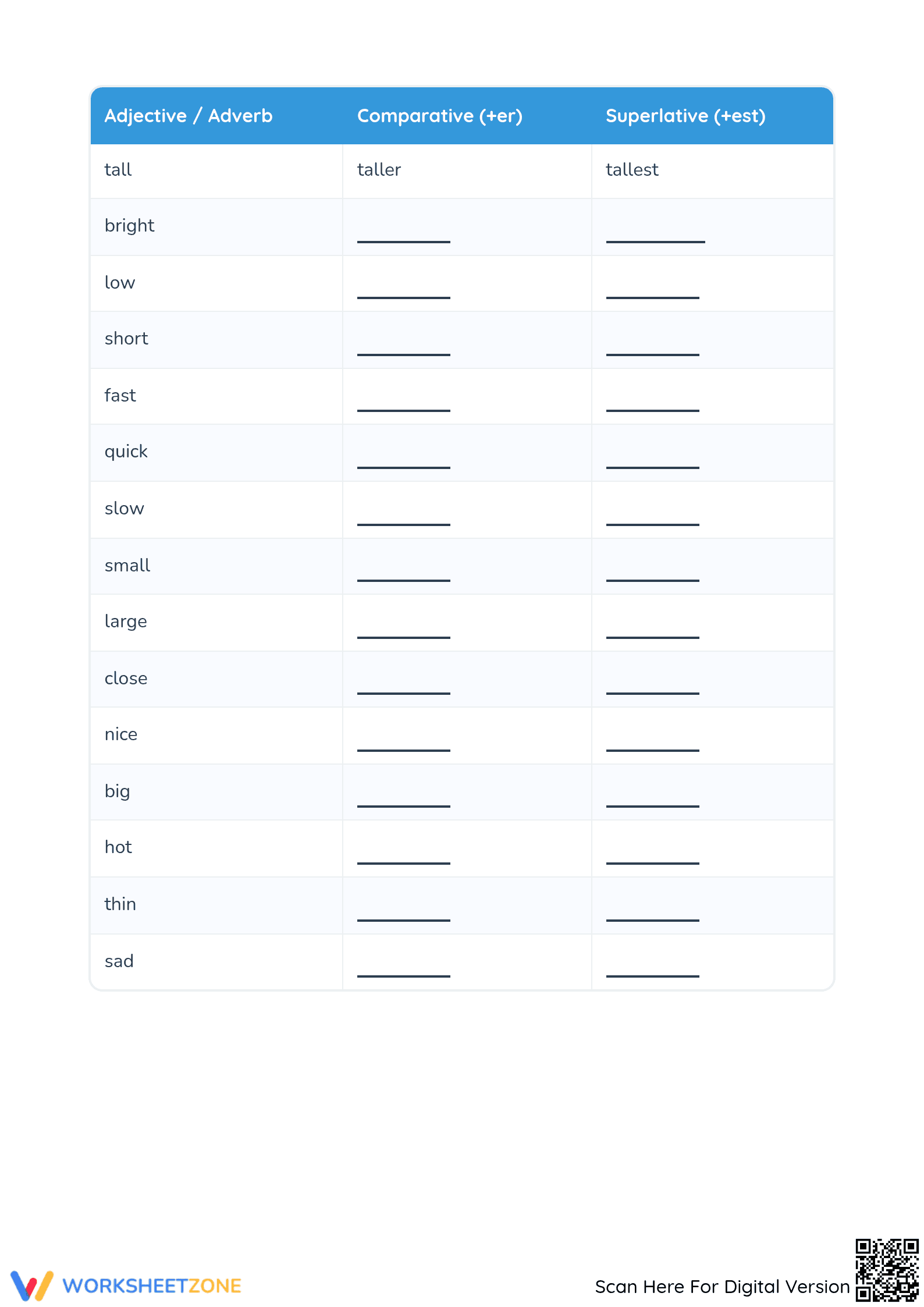 Grade 2 Comparative and Superlative Adjectives | Essential - Page 2