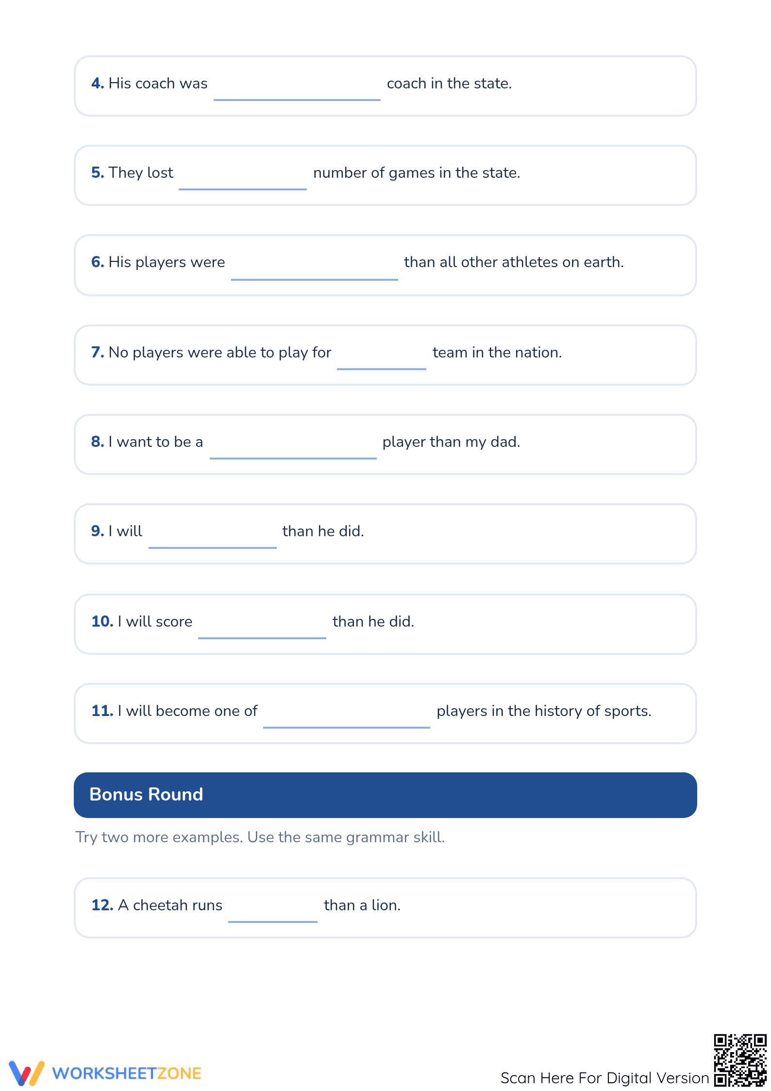 Comparative Adjectives Worksheet | Grade 2 Essential - Page 2