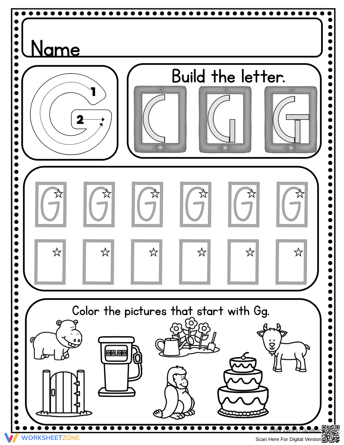 Handwriting Without Tears: Letter G - Page 3
