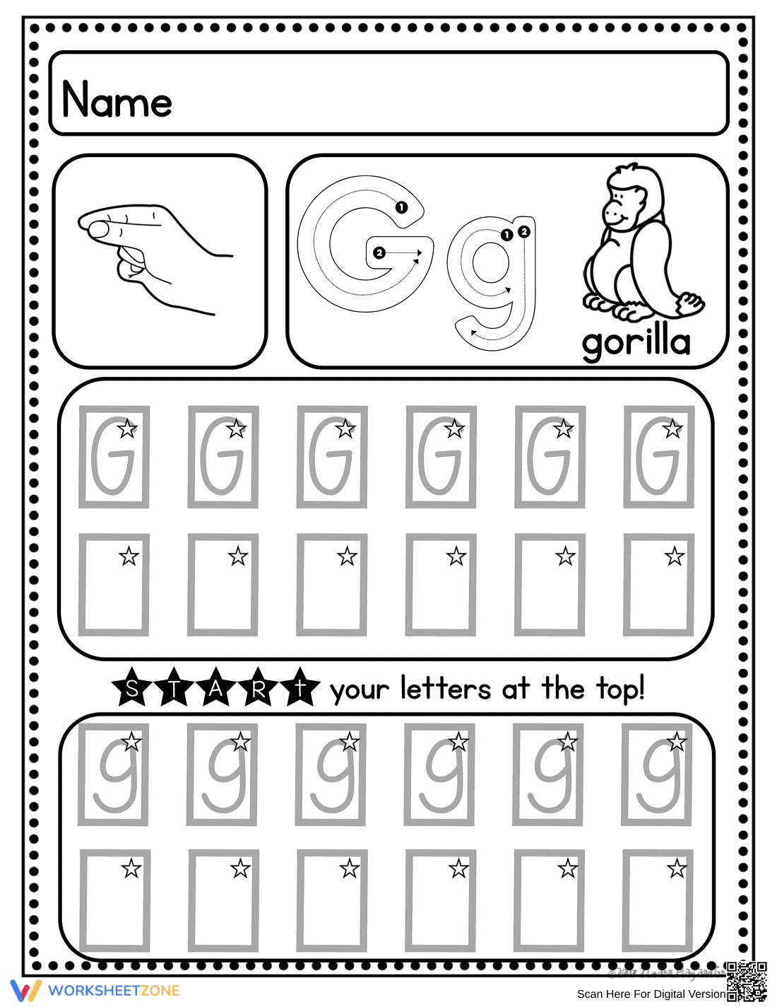 Handwriting Without Tears: Letter G - Page 4