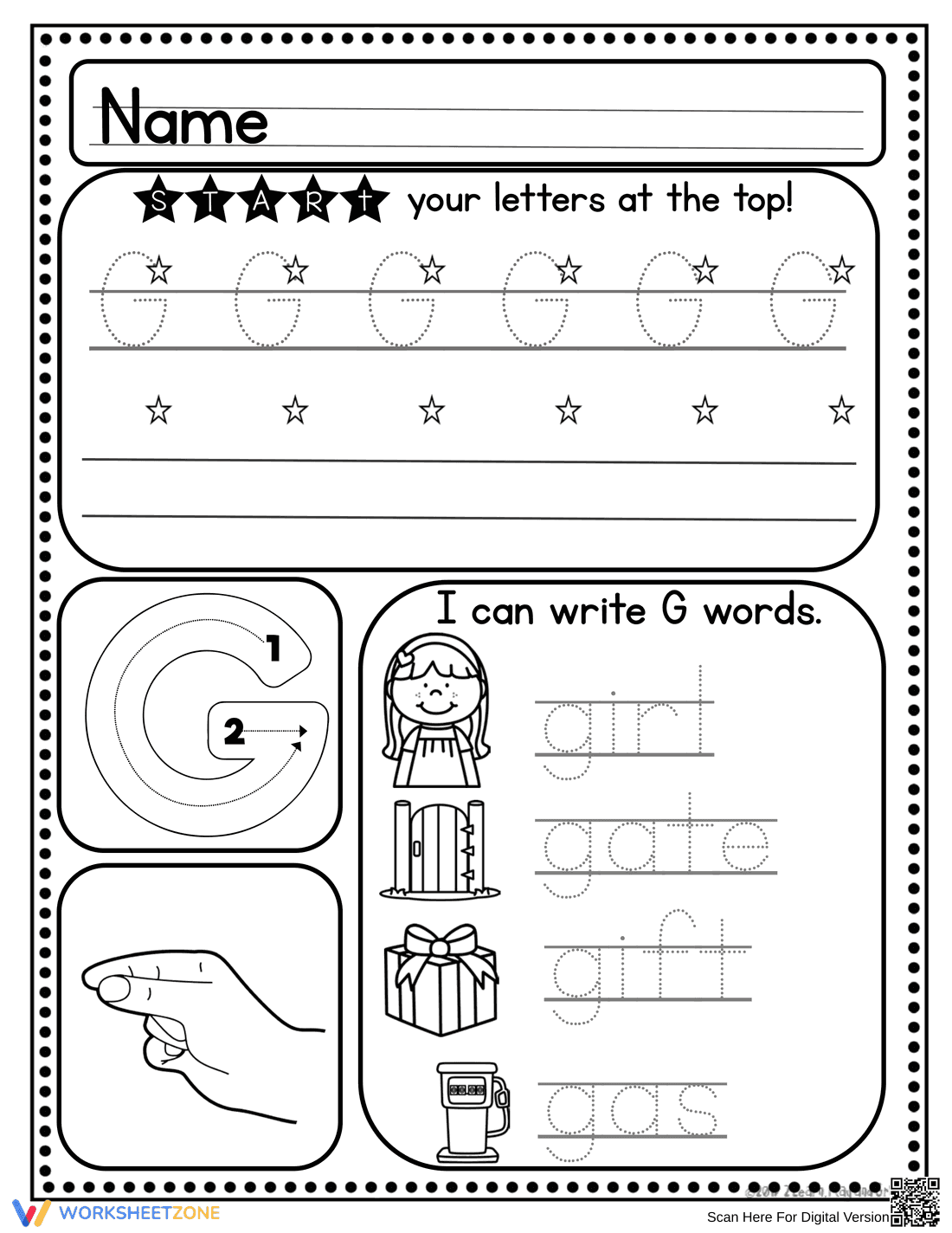 Handwriting Without Tears: Letter G - Page 5