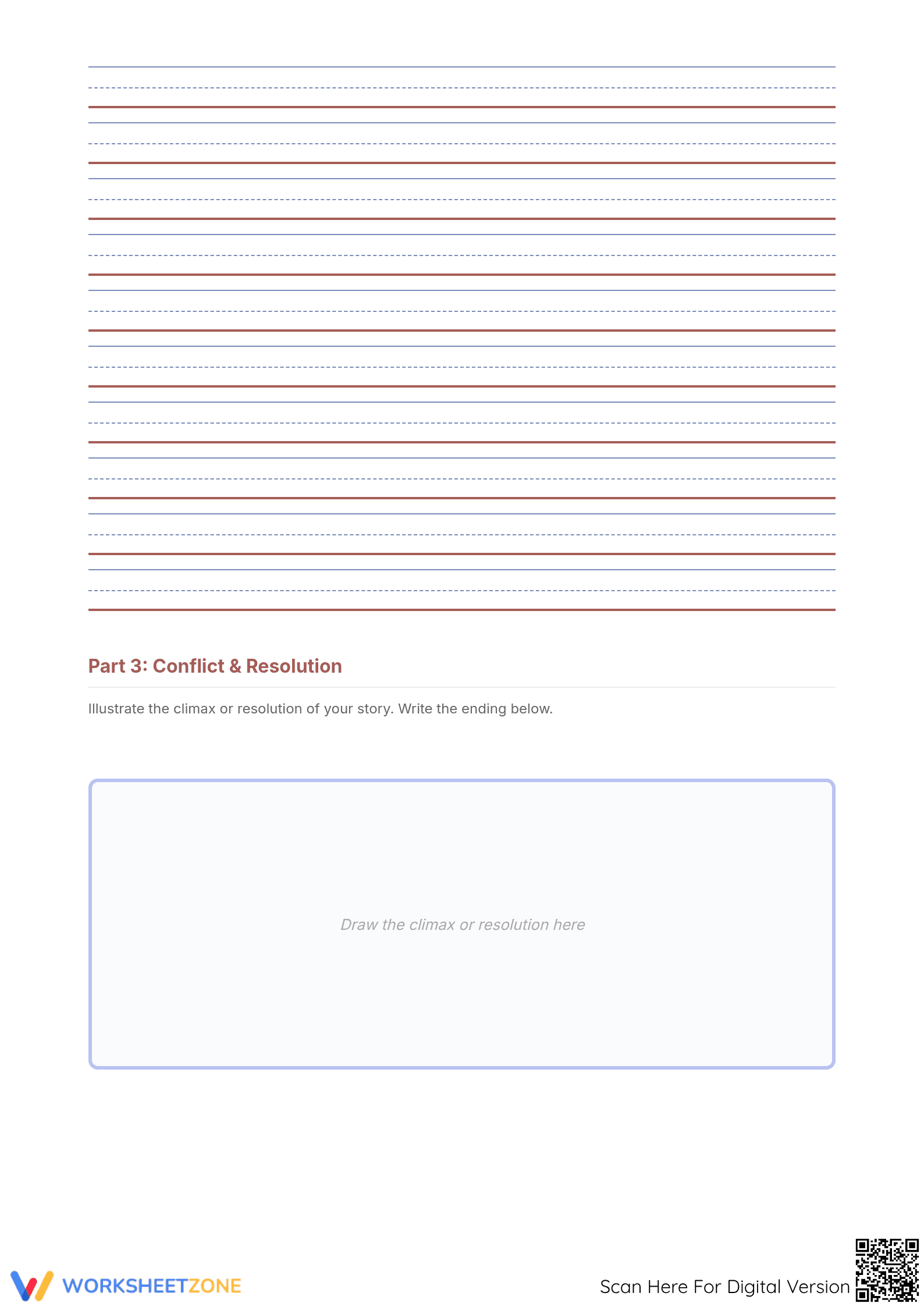 Printable Creative Handwriting Journal: Grade 6-7 - Page 3