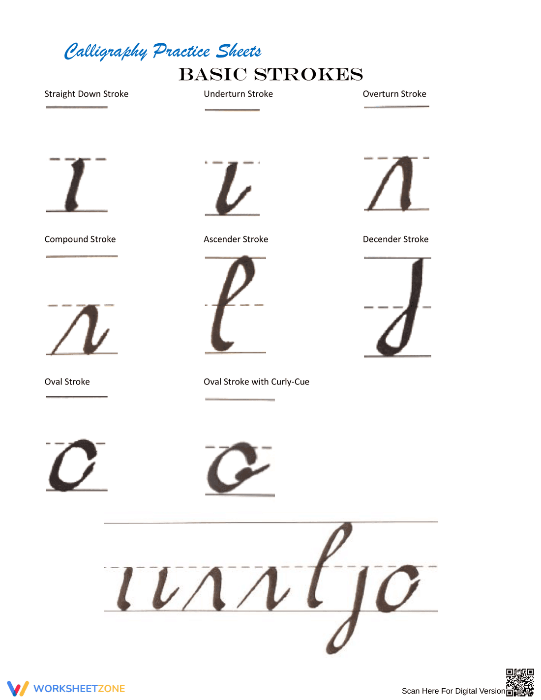 Modern Calligraphy: Basic Strokes and Alphabet - Page 2