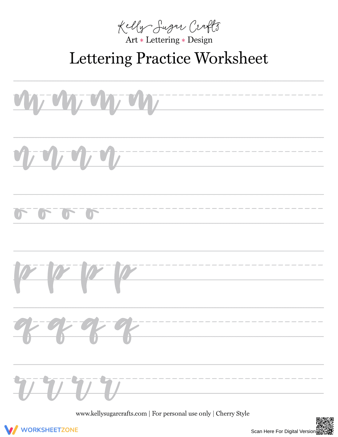 Calligraphy A-Z: Practice the Alphabet - Page 3