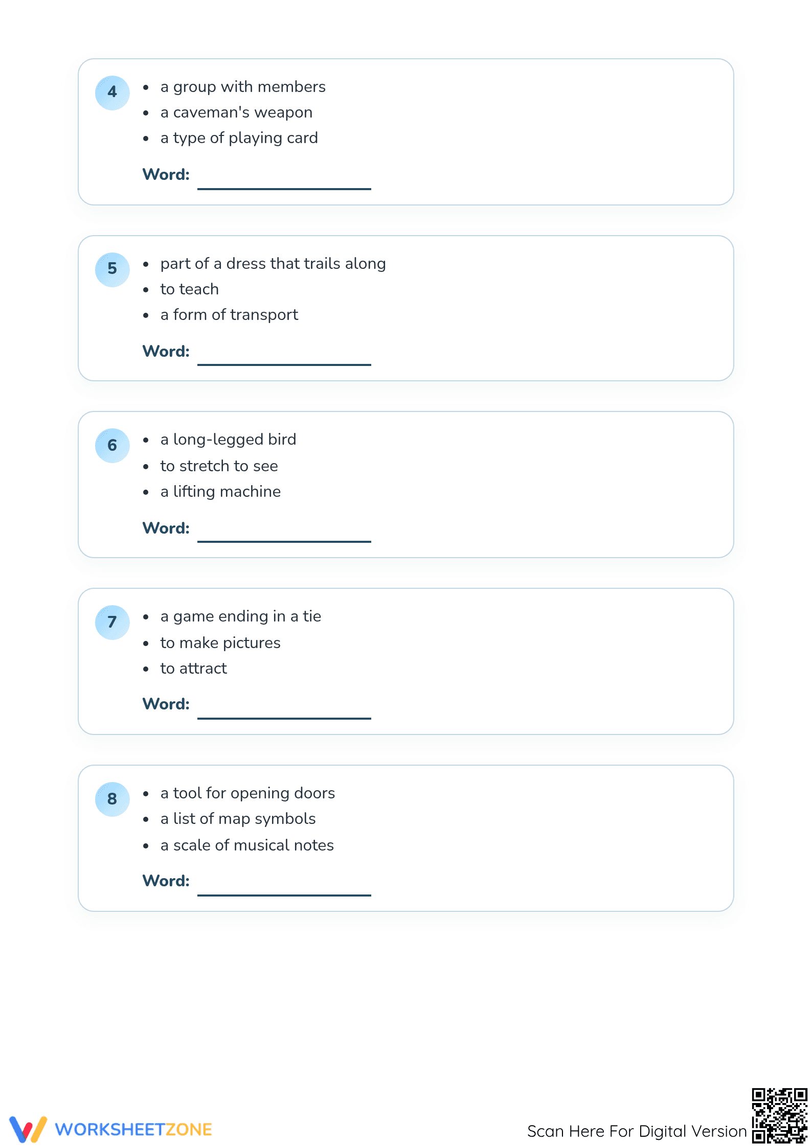 Multiple Meanings Homograph Worksheet | Grade 2 Essential - Page 2