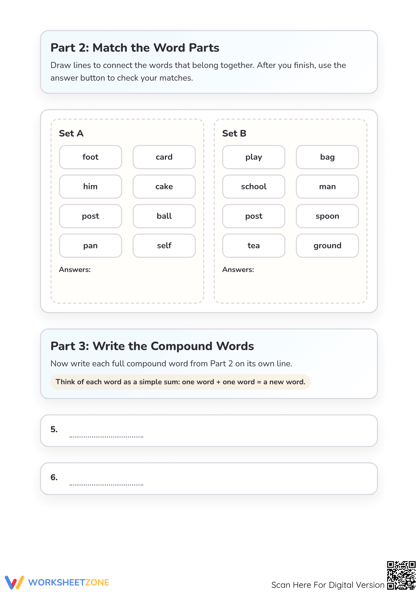 Compound Words Worksheet | Grade 2 Essential Practice - Page 2