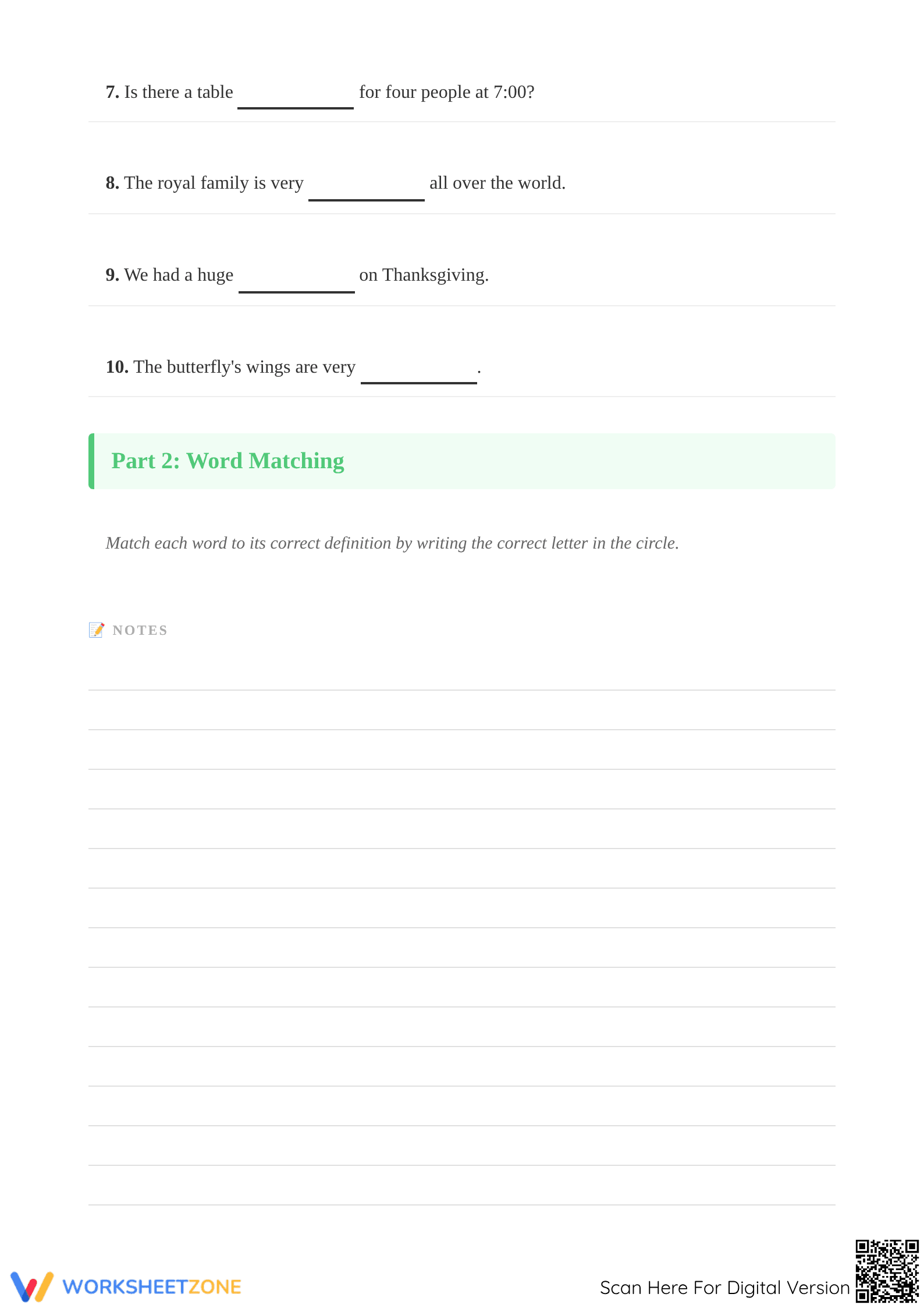 Printable Grade 3 Vocabulary Worksheet | Essential Practice - Page 2