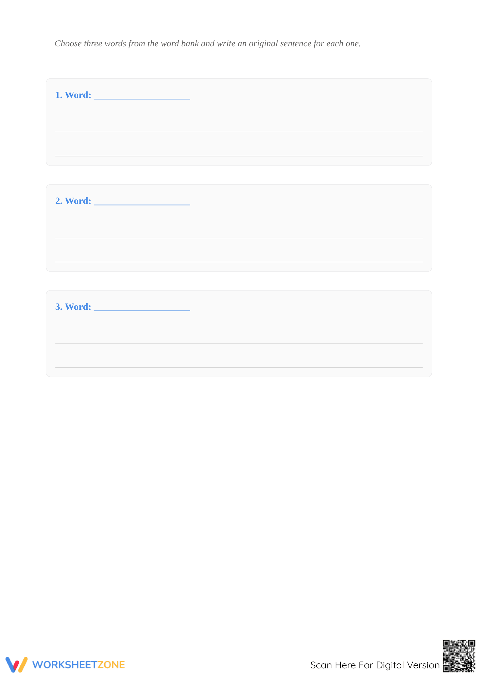 Printable Grade 3 Vocabulary Worksheet | Essential Practice - Page 4