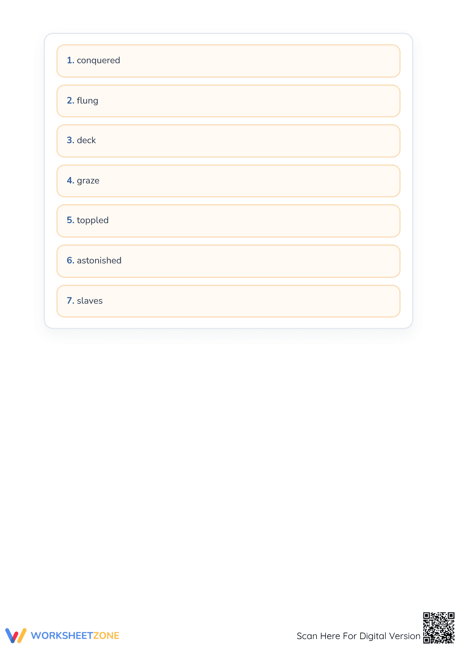 Essential Grade 3 Vocabulary Worksheet | Printable Practice - Page 3