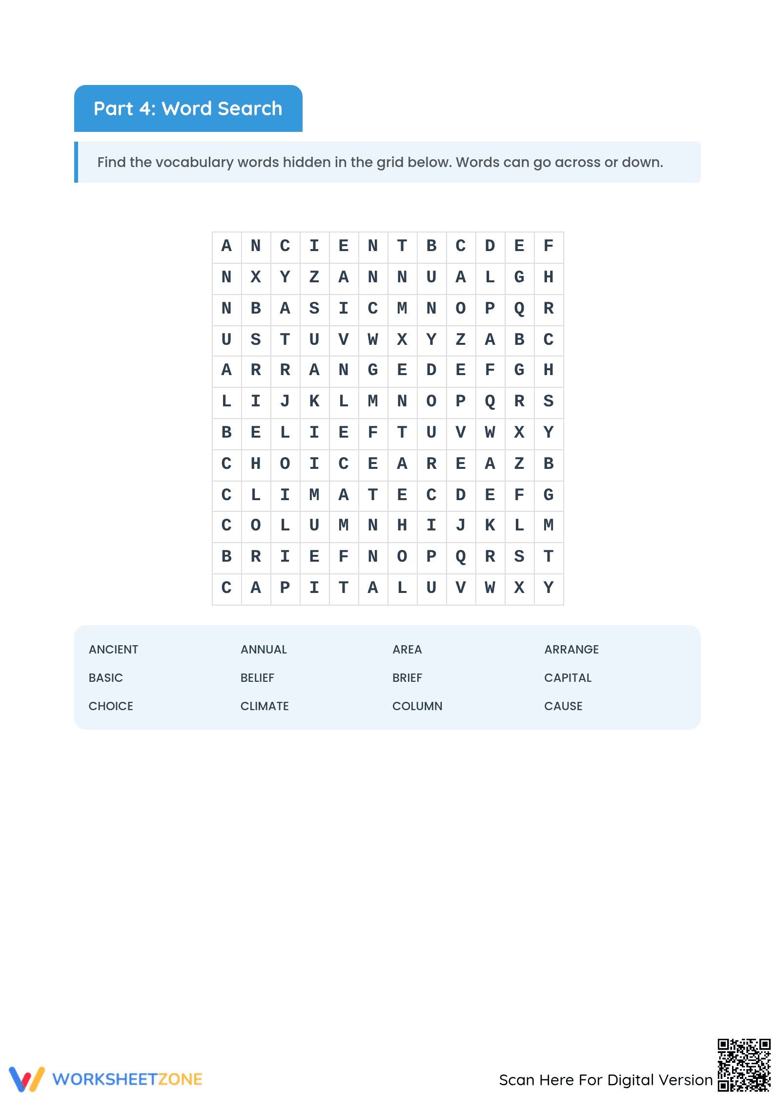 Grade 4 Vocabulary Mastery | Essential Printable Worksheet - Page 5