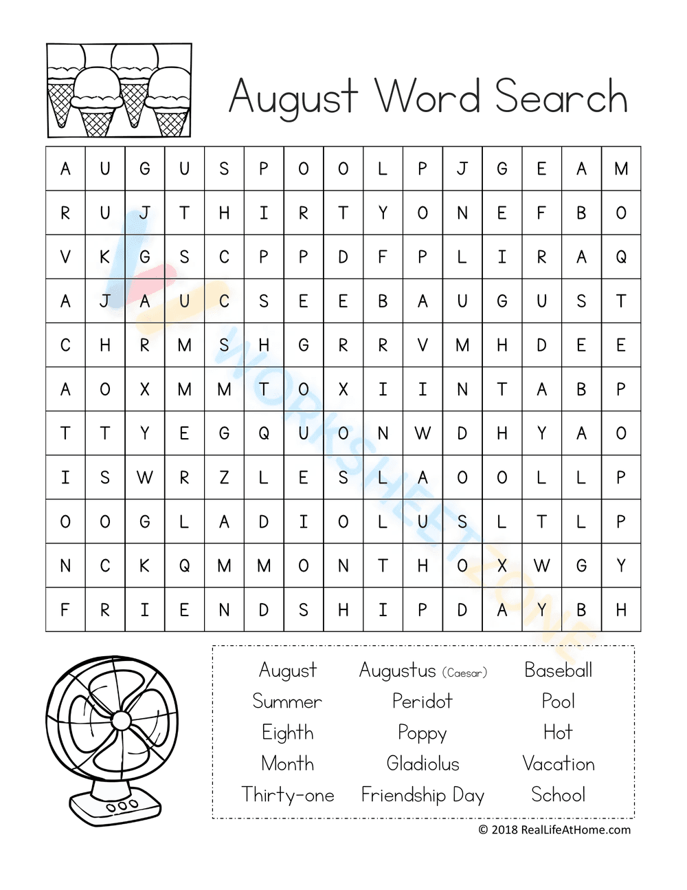 4th grade word search 8 - Page 5