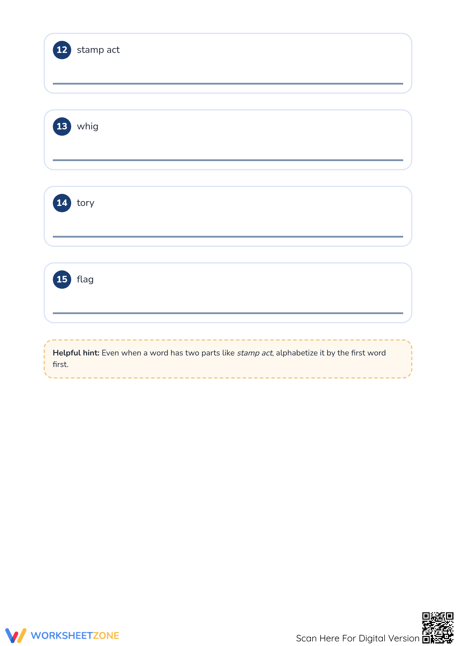 Alphabetical Order Practice | Essential Grade 2-3 ELA - Page 3