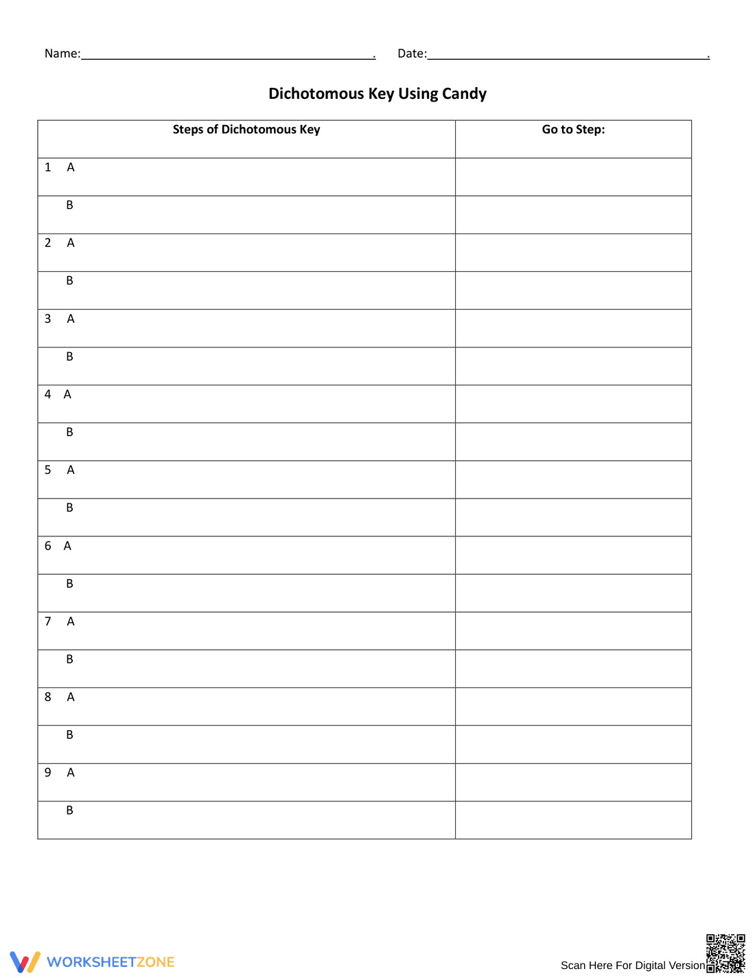 Building a Dichotomous Key | Grade 3-5 Printable Worksheet - Page 4