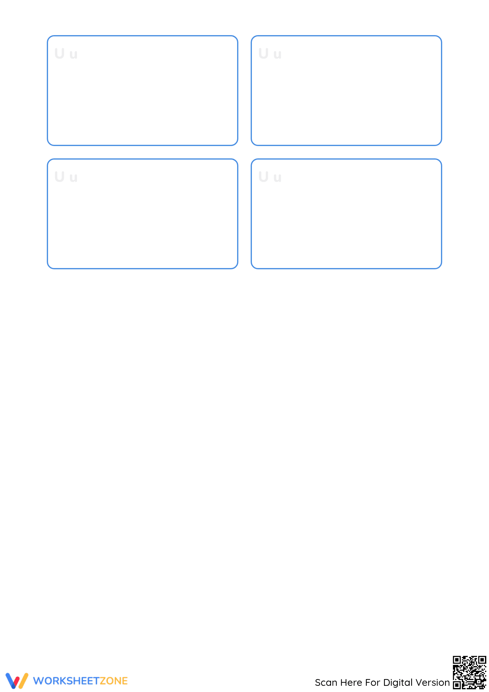 Short 'U' Beginning Sounds Worksheet | Essential Phonics - Page 3