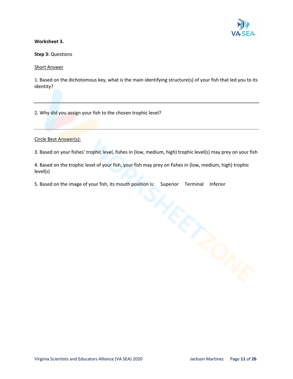DICHOTOMOUS KEYS - AN ESSENTIAL TOOL FOR FISH DETECTIVES - Page 13