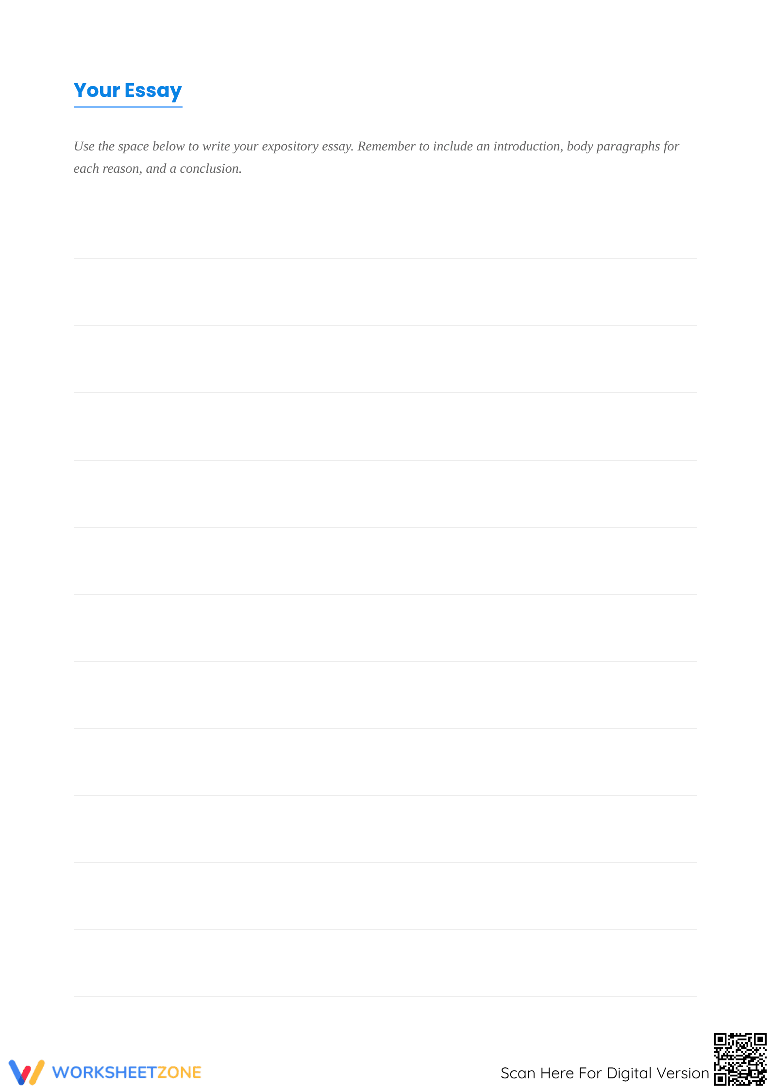 Expository Writing Worksheet | Grade 4-7 Essential - Page 2
