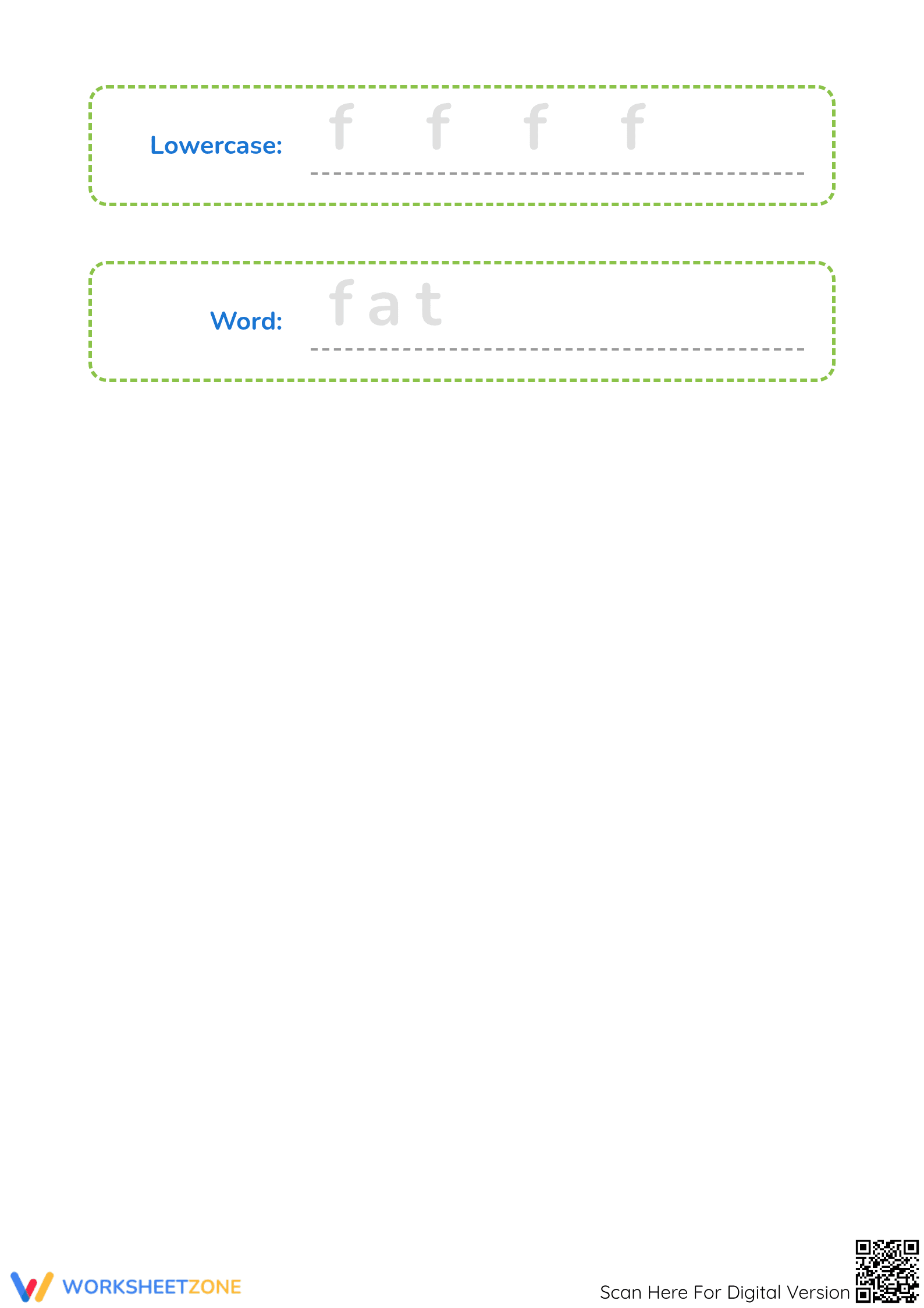 Letter F Beginning Sound Worksheet | Printable Grade K-1 - Page 2