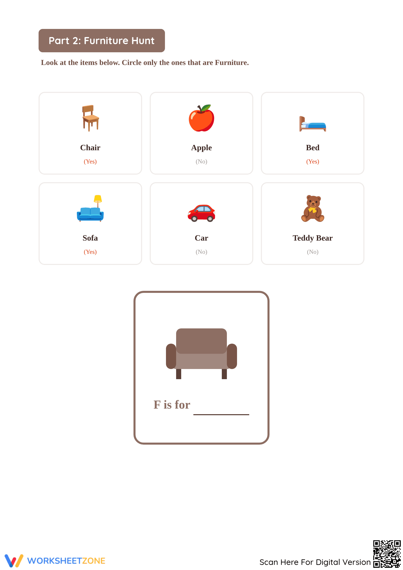 Letter F Phonics Worksheet | Essential Grade K-2 Practice - Page 2