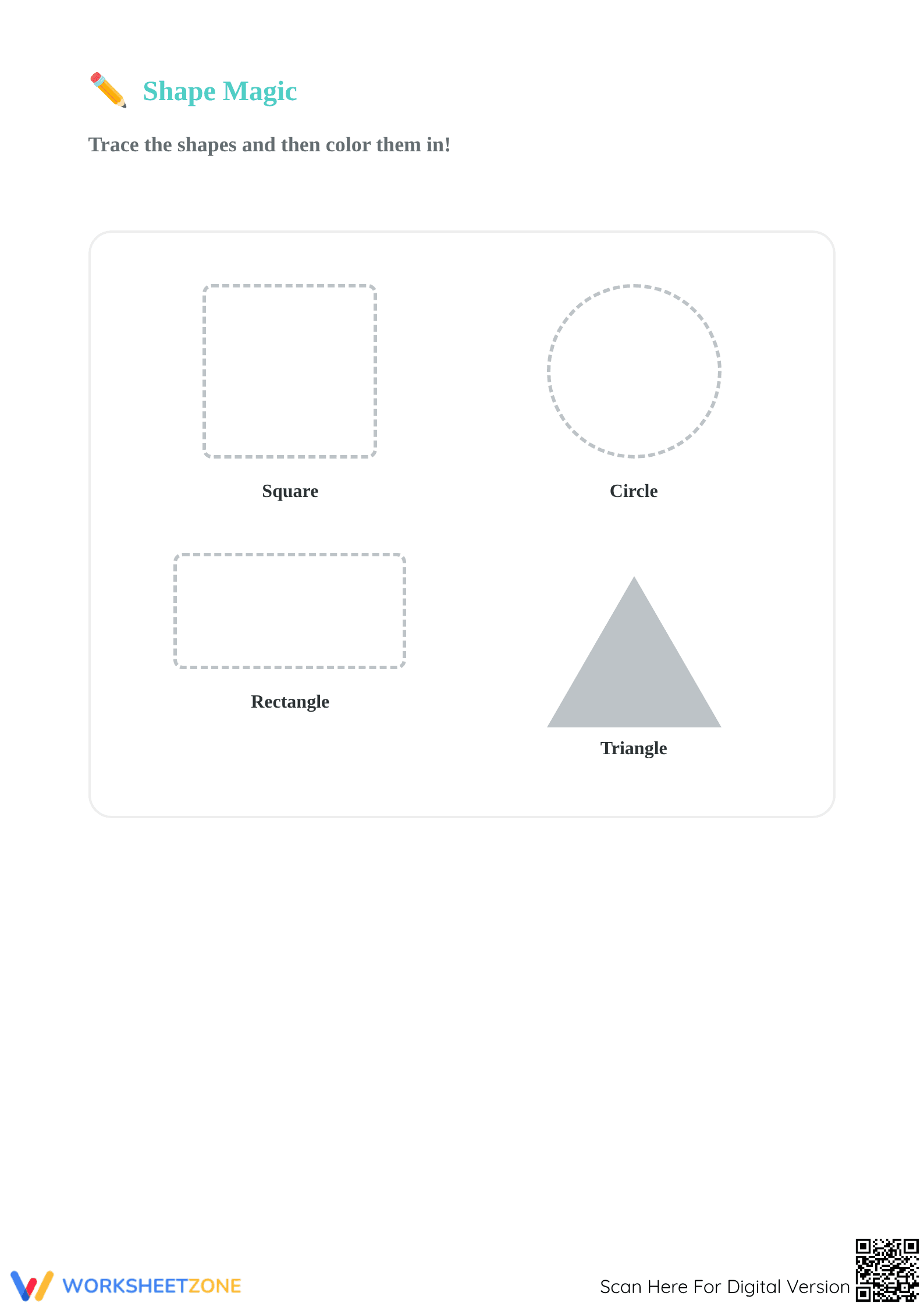 Essential Pencil Control Tracing Worksheet | Grade K Ready - Page 3