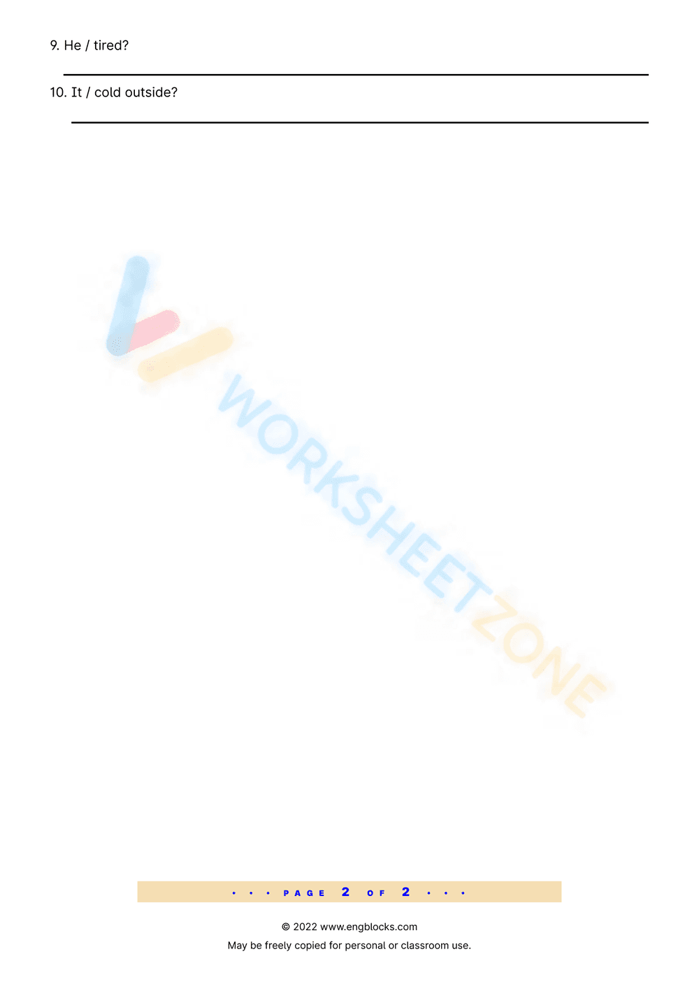 grammar worksheets 6 - Page 2