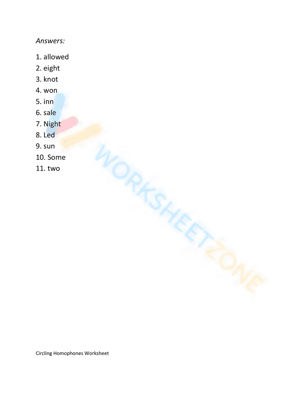 homophones worksheet 13 - Page 2