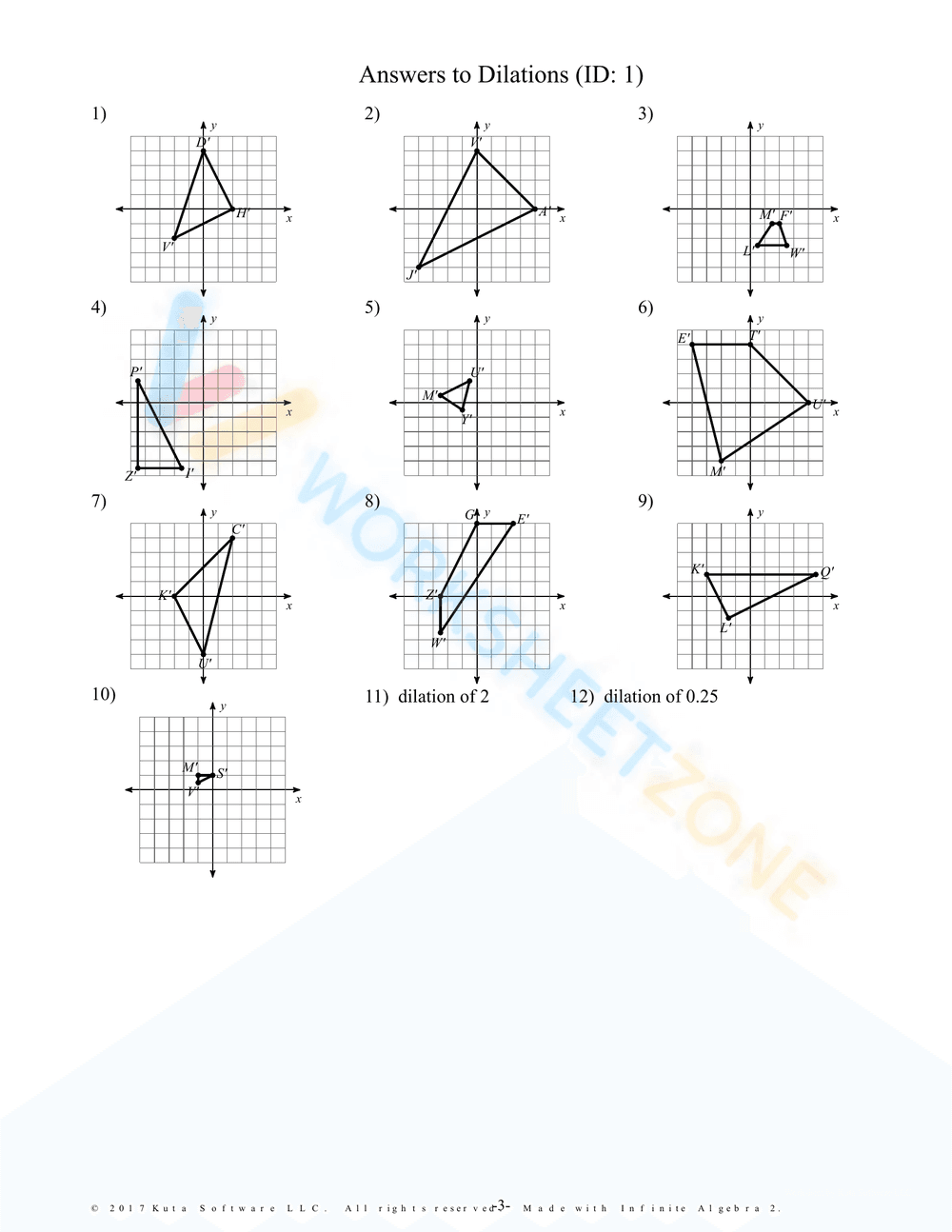 Infinite Algebra 2 - Dilations - Page 3