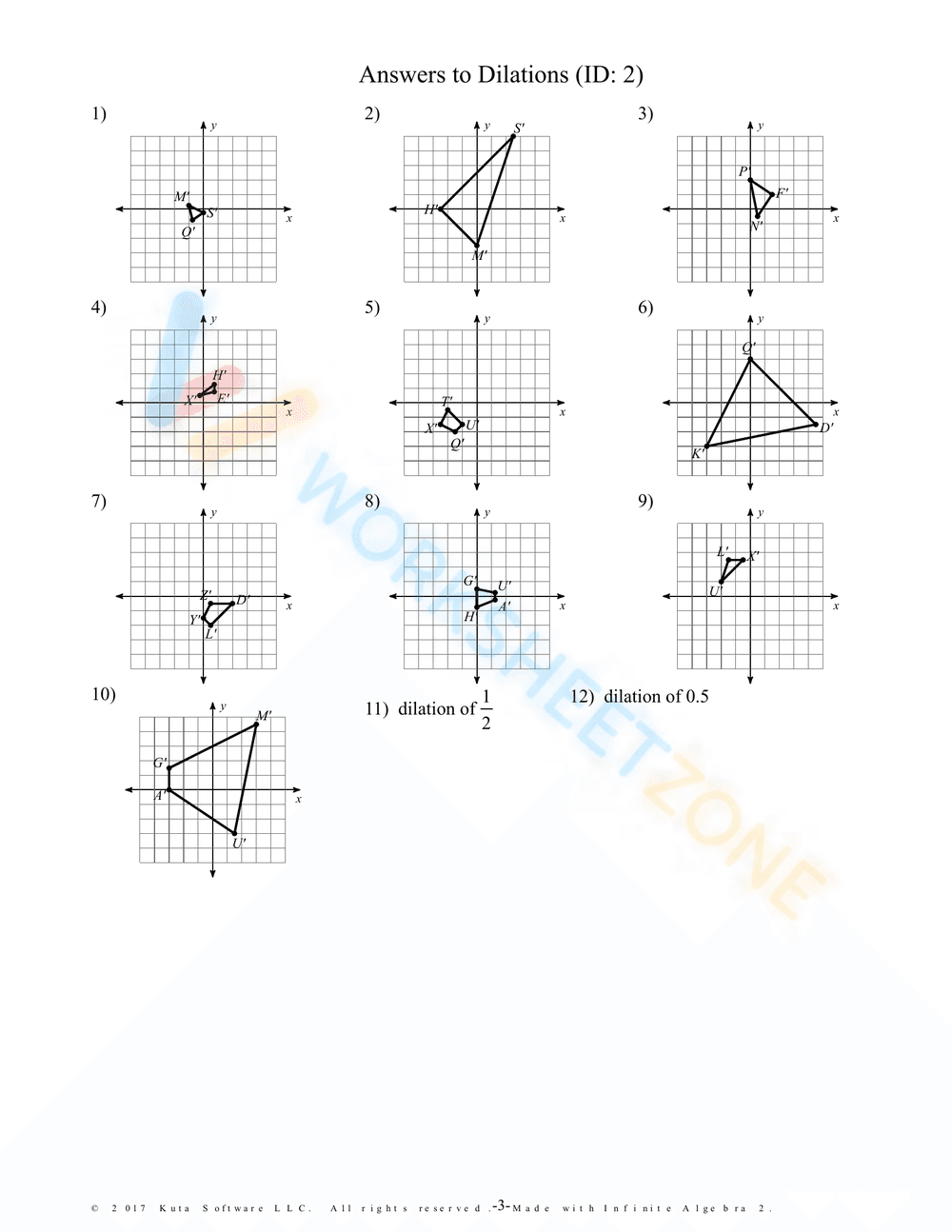 Infinite Algebra 2 - Dilations - Page 6