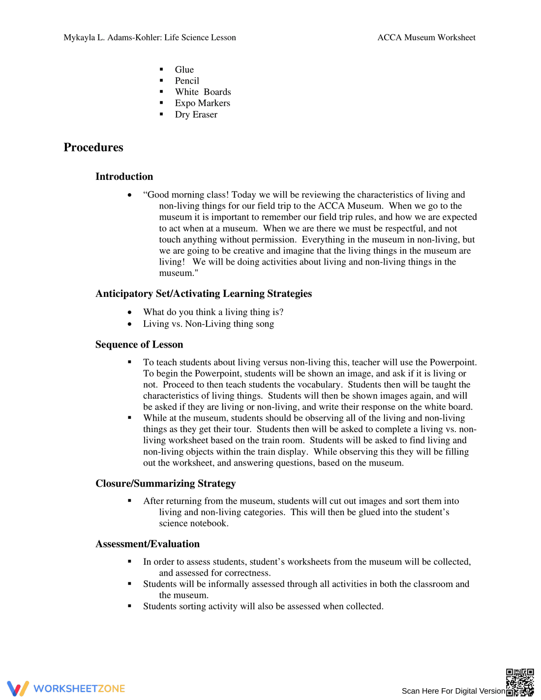 Living vs. Non-Living Worksheet | Grade 3 Essential - Page 3