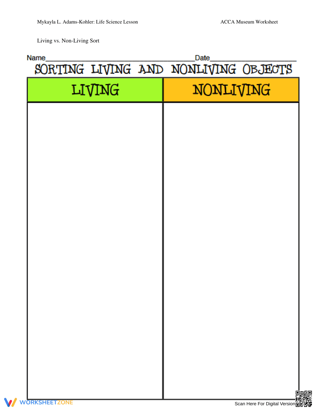 Living vs. Non-Living Worksheet | Grade 3 Essential - Page 5