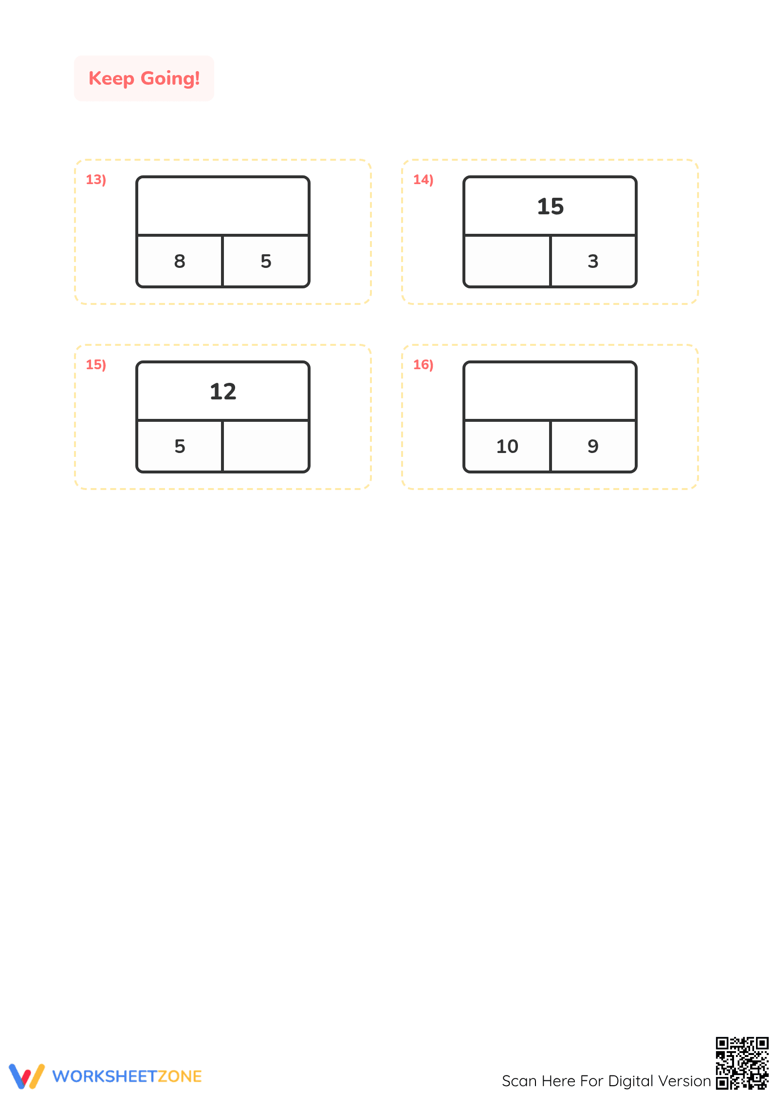 Essential Part-Part-Whole Worksheet | Grade 1 Math - Page 3
