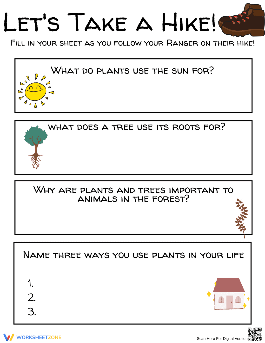 Planting and Plant Parts Worksheet | Grade 1 Essential - Page 3