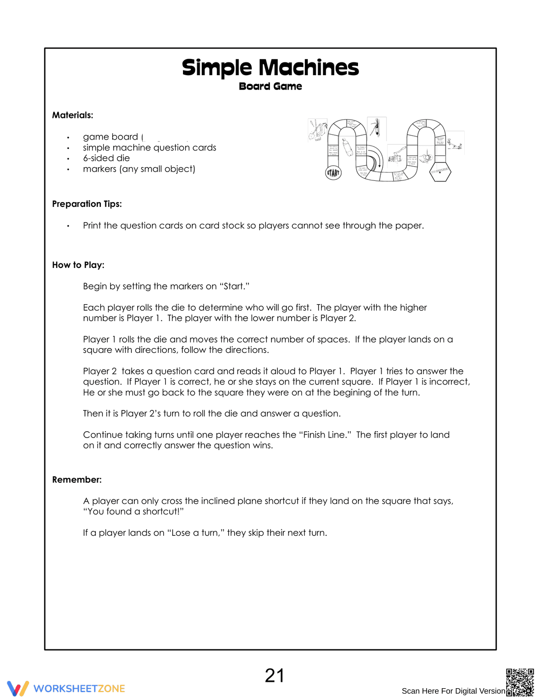 Printable Simple Machines Unit | Grade 2 Science - Page 22