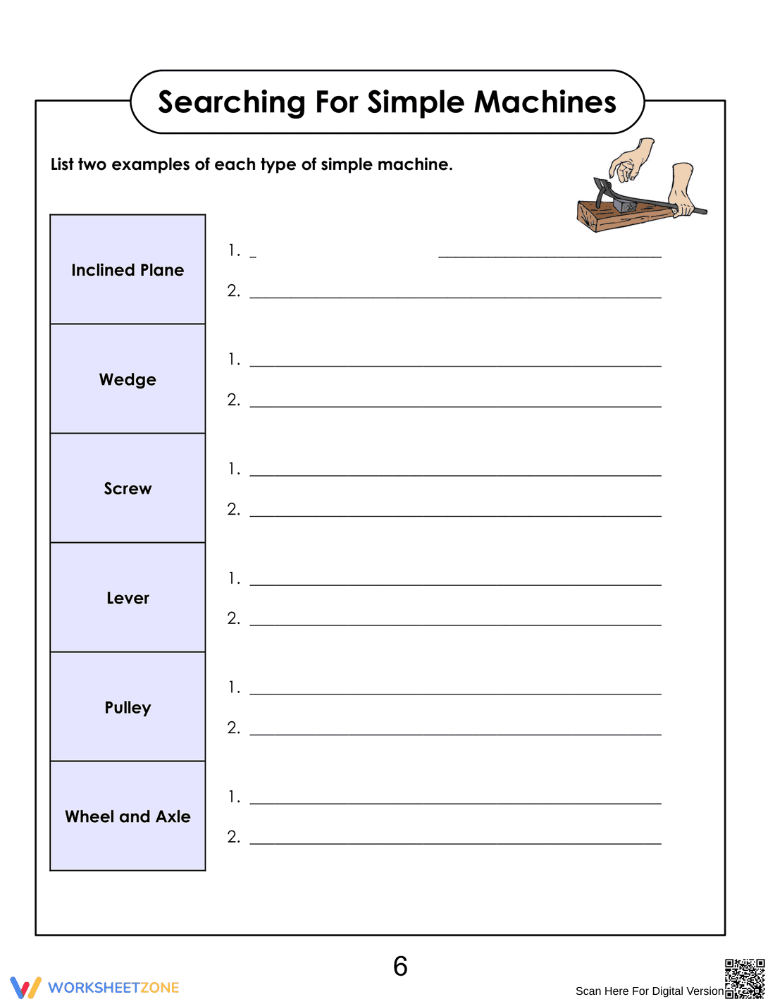 Printable Simple Machines Unit | Grade 2 Science - Page 7