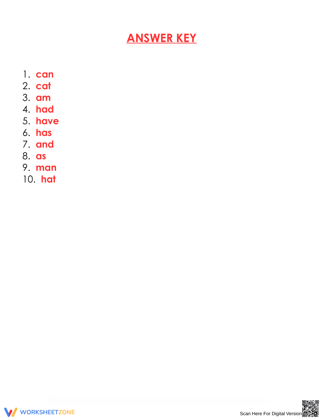 Grade 1 Spelling Words — Printable No-Prep Worksheet - Page 2