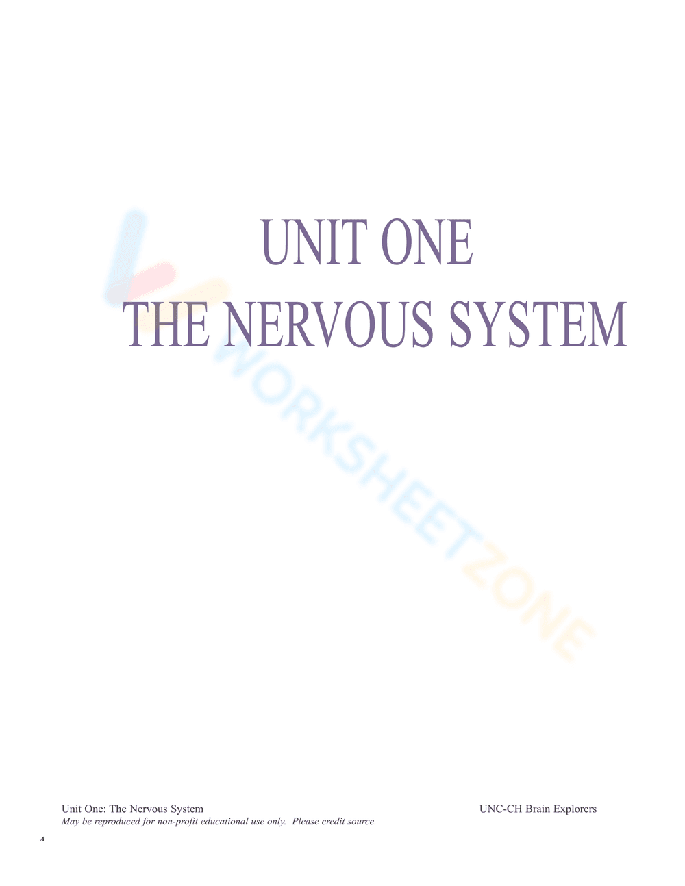 Nervous System Unit Booklet | Grade 4 Science Printable - Page 2