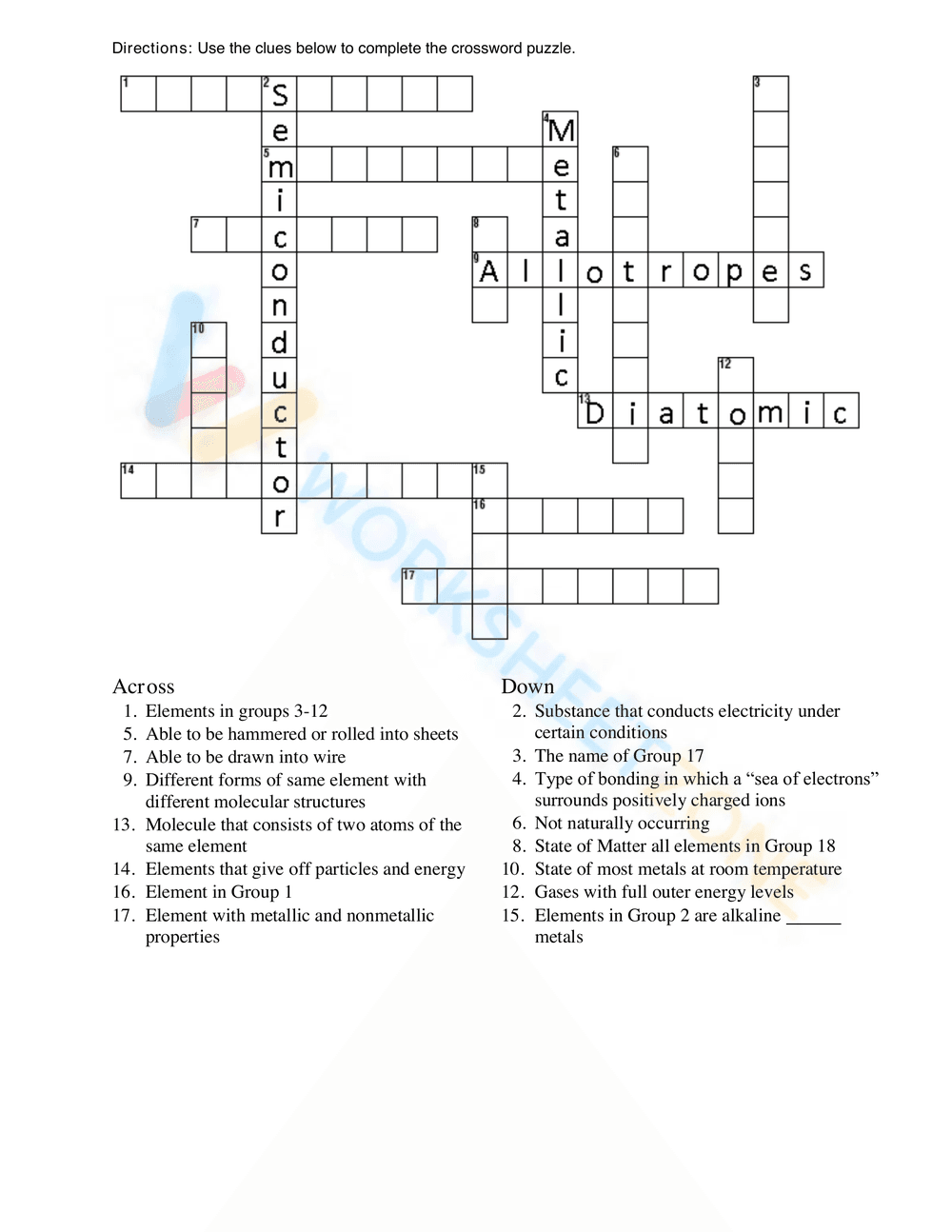 Essential Periodic Table Review | Grade 9-12 Science - Page 6