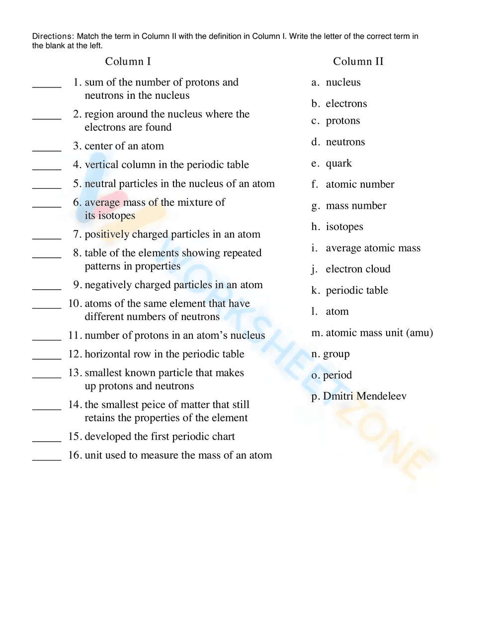 Essential Periodic Table Review | Grade 9-12 Science - Page 10